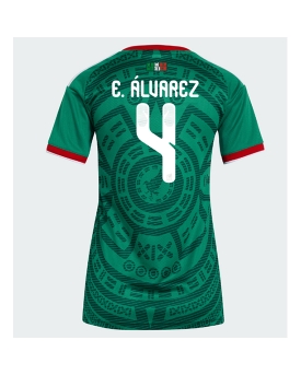 Billige Fotballdrakt Mexico Edson Alvarez #4 Replika Hjemmedrakt Dame VM 2026 Kortermet Billige Fotballdrakt Mexico Edson Alvarez #4 Replika Hjemmedrakt Dame VM 2026 Kortermet